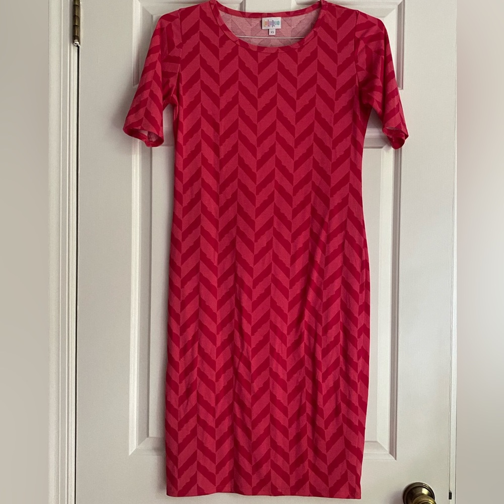 Lula Roe XS fitted full length dress